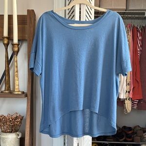 2/$10 Old Navy Relaxed Blue Short Sleeve Tee
